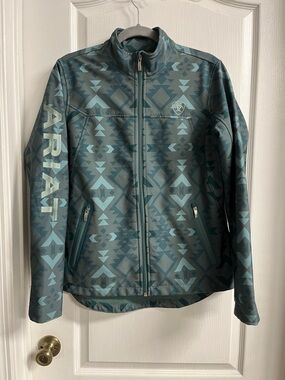 Ariat New Team Softshell Print Geo-Pattern Full-Zip Jacket